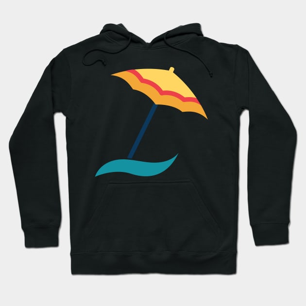 Beach Umbrella Hoodie by SWON Design